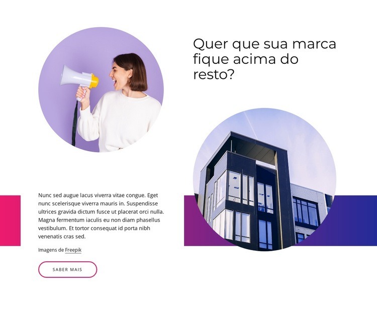 Sistema de design digital Design do site