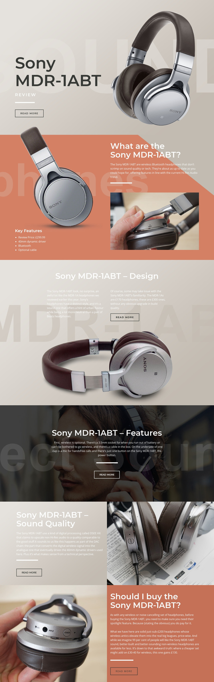 Listening your favorite music Homepage Design