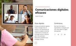 Página Web De Comunicaciones Digitales Efectivas