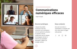 Page Web Pour Communications Numériques Efficaces