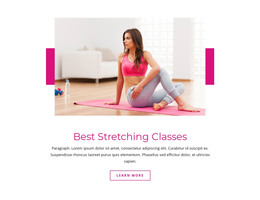 Free Download For Best Stretching Classes Html Template