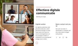 Paginawebsite Voor Effectieve Digitale Communicatie