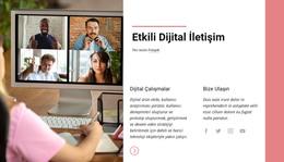 Etkili Dijital Iletişim - Ücretsiz HTML Şablonu