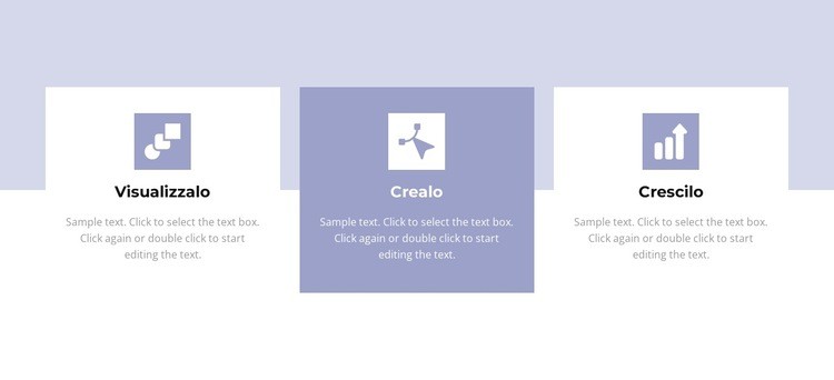 Relativo al business Mockup del sito web