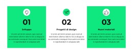 Colonna Del Modello Di Griglia CSS Per Abilità Informatiche