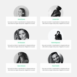 Prezentacja Personelu - HTML Template Builder