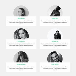 Personalpresentation Gratis CSS-Webbplatsmall