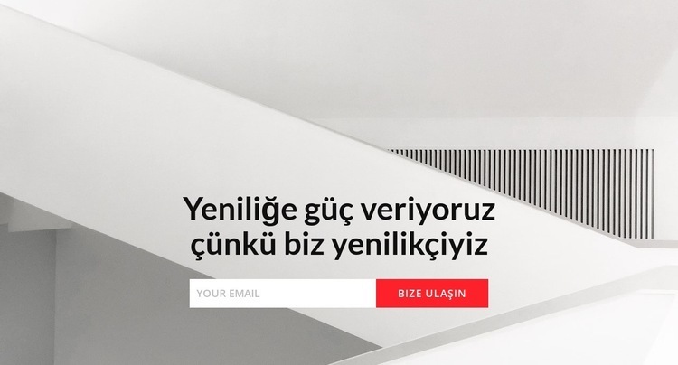 Teknik analist Web Sitesi Mockup'ı