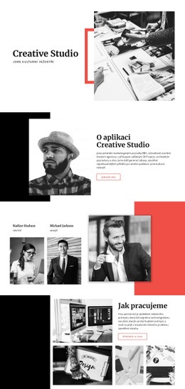 Creative Studio – Šablona Stránky HTML