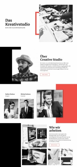 Das Kreativstudio - Vorlage Für Eine Seite