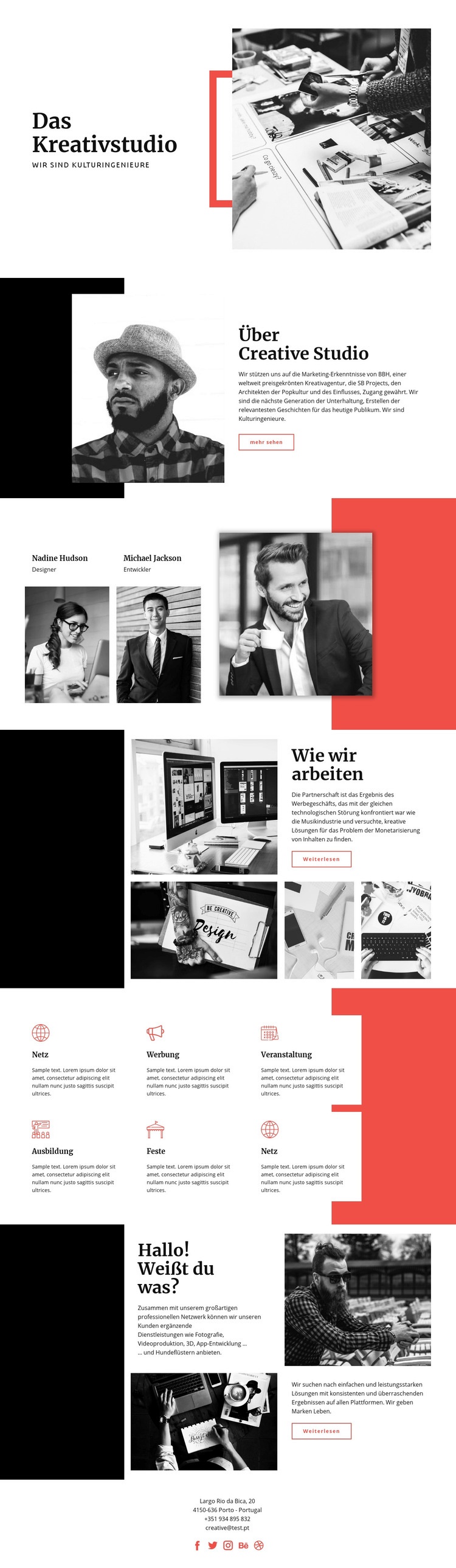 Das Kreativstudio Website design