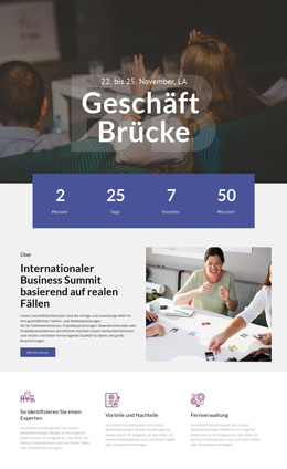 Premium-WordPress-Theme Für Geschäftsbrücke