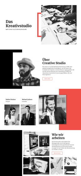 Das Kreativstudio – WordPress-Vorlage