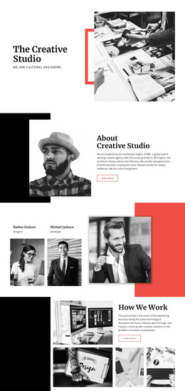 Stunning HTML5 Template For The Creative Studio