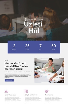 Üzleti Híd - Webhelysablonok