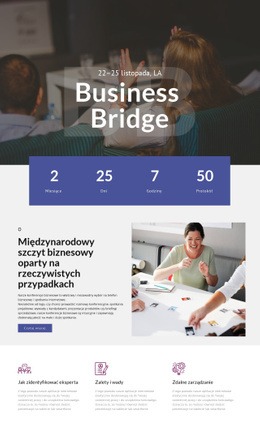 Business Bridge - Bezpłatny Projekt Strony Internetowej