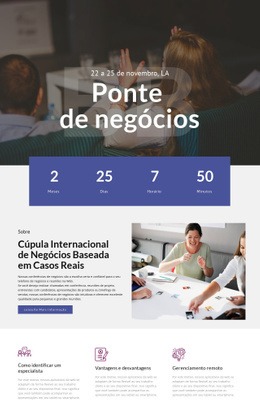 Ponte De Negócios Website Builder