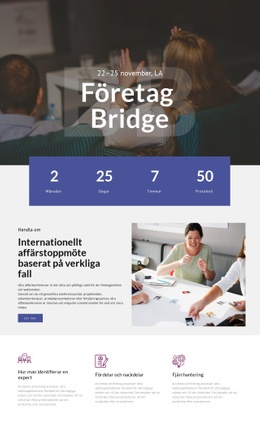 Business Bridge - Gratis Webbplatsmall