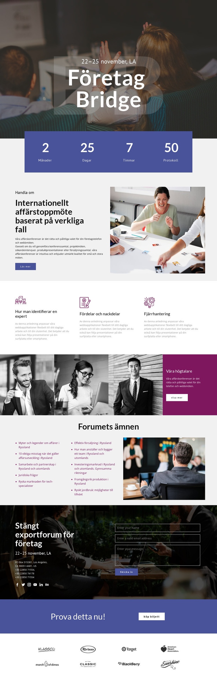 Business Bridge WordPress -tema