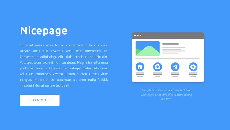 We design stunning user experiences CSS Template