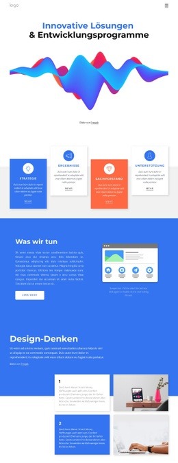 Innovative Forschungslösungen - HTML Layout Builder