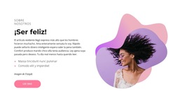 Aprende A Ser Feliz En La Vida: Plantilla De Sitio Web Premium Para Empresas