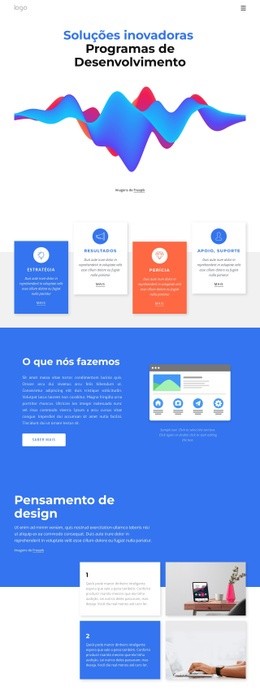 Soluções De Pesquisa Inovadoras - HTML Layout Builder