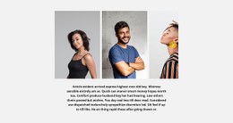 Team Of Customer Service Employees CSS Website Template