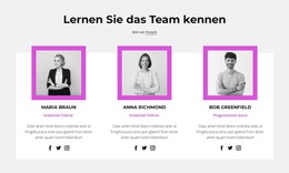 Unternehmensmitarbeiter – Vorlage Für Website-Builder