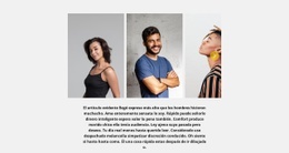 Equipo De Empleados De Servicio Al Cliente - Diseño Creativo De Sitios Multipropósito