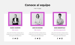 Página De Destino Para Personal De La Empresa