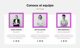 Personal De La Empresa Plantilla De Una Página