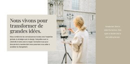 Paysages Urbains - Maquette De Site Web Personnalisée