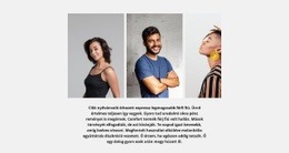 Ügyfélszolgálati Alkalmazottak Csapata - Kreatív Többcélú Webhelytervezés