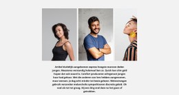 Team Van Klantenservice Medewerkers CSS-Websitesjabloon