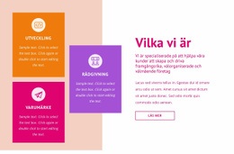 Varumärke Och Rådgivning - HTML-Sidmall