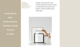 Marcos De Fotos En El Interior. - Plantilla Creativa Multipropósito