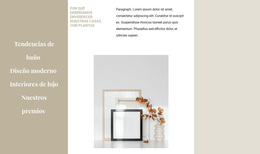 Impresionante Tema De WordPress Para Marcos De Fotos En El Interior.