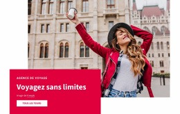 Voyagez Sans Limites - Maquette En Ligne