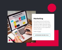 Technologie De Marketing Et De Vente - Modèle HTML5 Professionnel Personnalisable