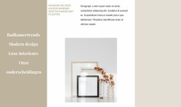 Fotolijsten In Het Interieur - HTML5 Blanco Sjabloon