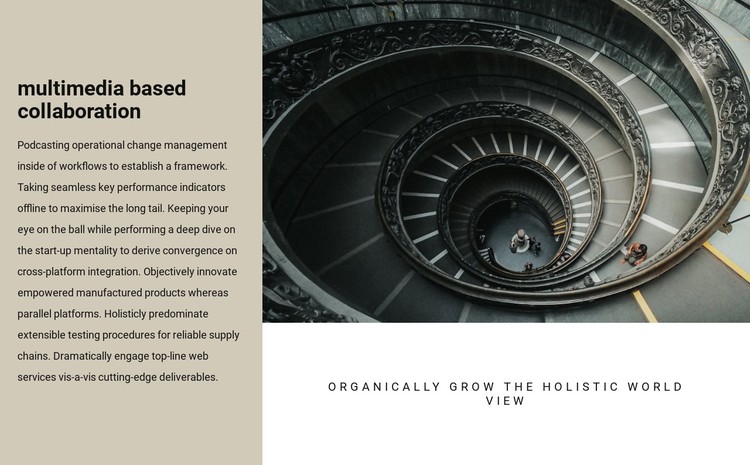 Spiral staircases CSS Template