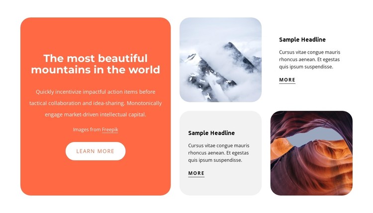Value proposition CSS Template