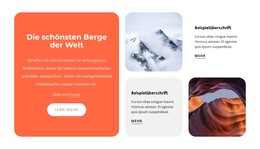 HTML-Seite Für Wertversprechen