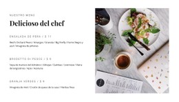 Platos Populares De La Carta Plantilla CSS Premium