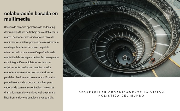 Escaleras de caracol Plantilla CSS