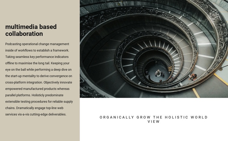Spiral staircases Homepage Design