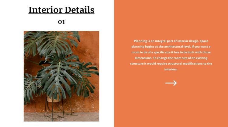 Terracotta color in design Homepage Design