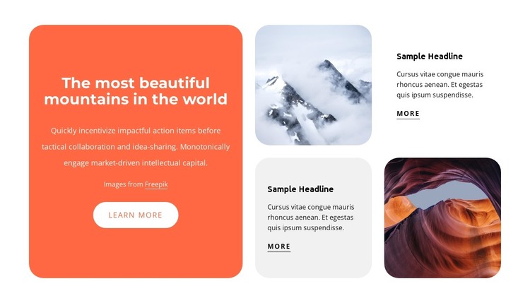 Value proposition HTML Template