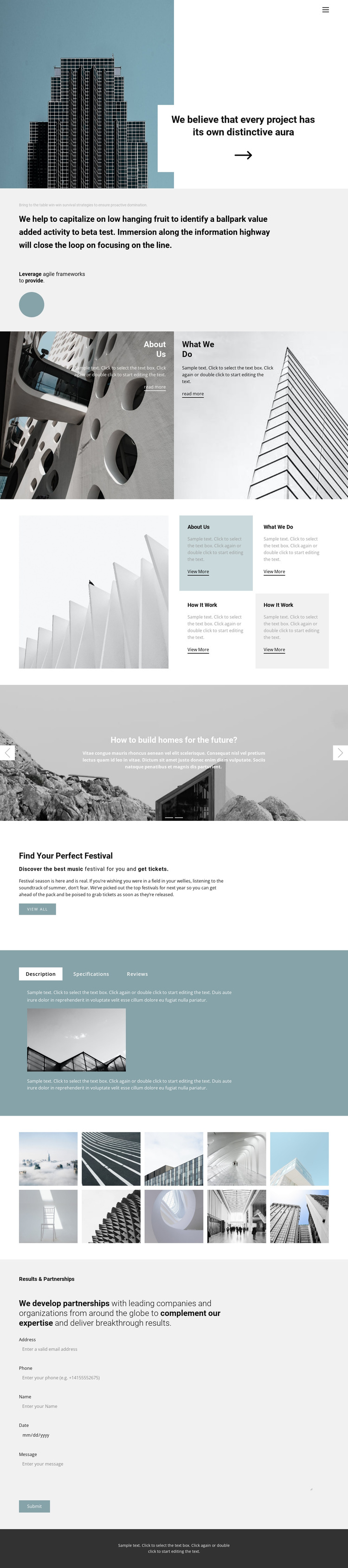 Choose an office for yourself HTML5 Template